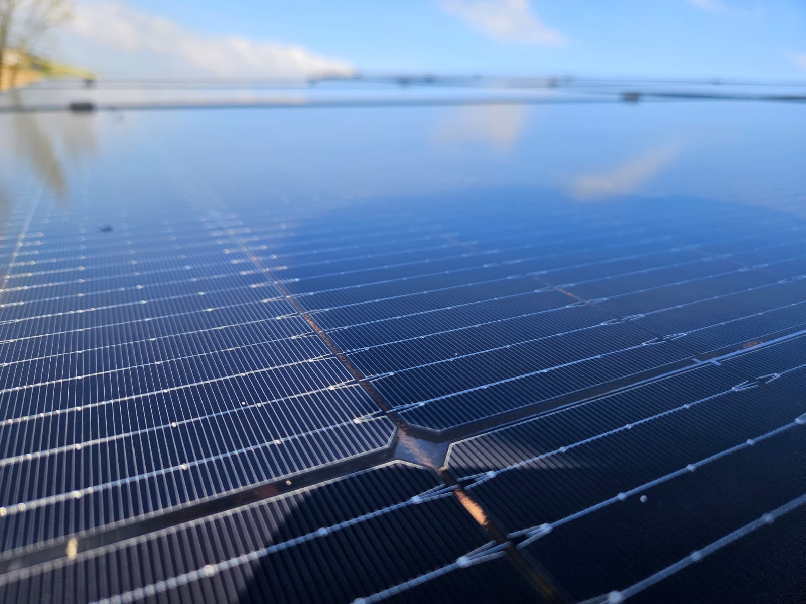 Panneaux avant nettoyage